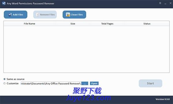 Any Word Permissions Password Remover(word密码移除工具)下载 v9.9.8官方版