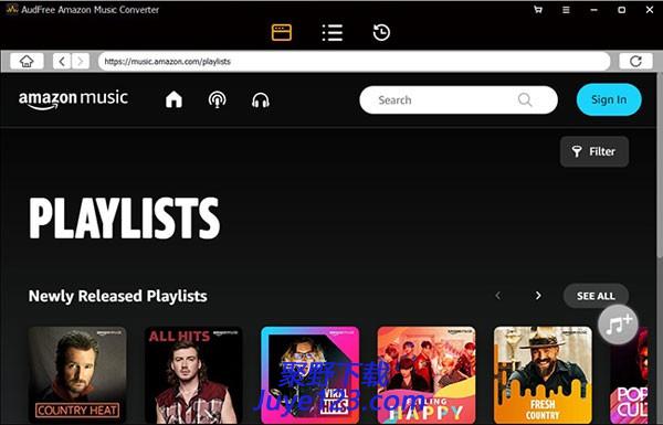 AudFree Amazon Music Converter(音乐下载工具)下载 v2.1.0.49免费版